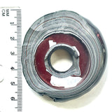 DVH Michigan Fordite Rare Donut Specimen Polished Face Rough Chv Frd Jp (6176)