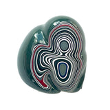 DVH Michigan Fordite Specimen Polished Face Rough Chv Frd Jp (6178)