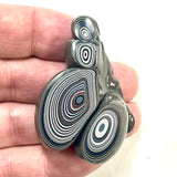 DVH Michigan Fordite Specimen Polished Face Rough Chv Frd Jp (6187)