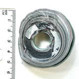 DVH Michigan Green Fordite Rare Buck Hole Donut Specimen Polished Chv Frd Jp (6219)