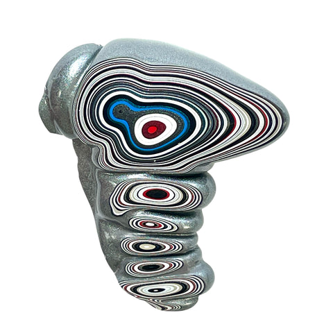 DVH Michigan Fordite Specimen Polished Face Rough Chv Frd Jp (6225)