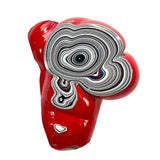 DVH Michigan Red Fordite Specimen Polished Face Rough Chv Frd Jp (6227)