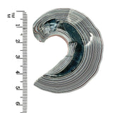 DVH Michigan Red Fordite 1/2 Buck Hole Donut Specimen Polished Face Chv Frd Jp (6235)