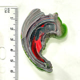 DVH Michigan Fordite Jeep Mojito Green Specimen Polished Face (6255)