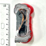 DVH Michigan Red Fordite Specimen Polished Face Rough Chv Frd Jp (6259)