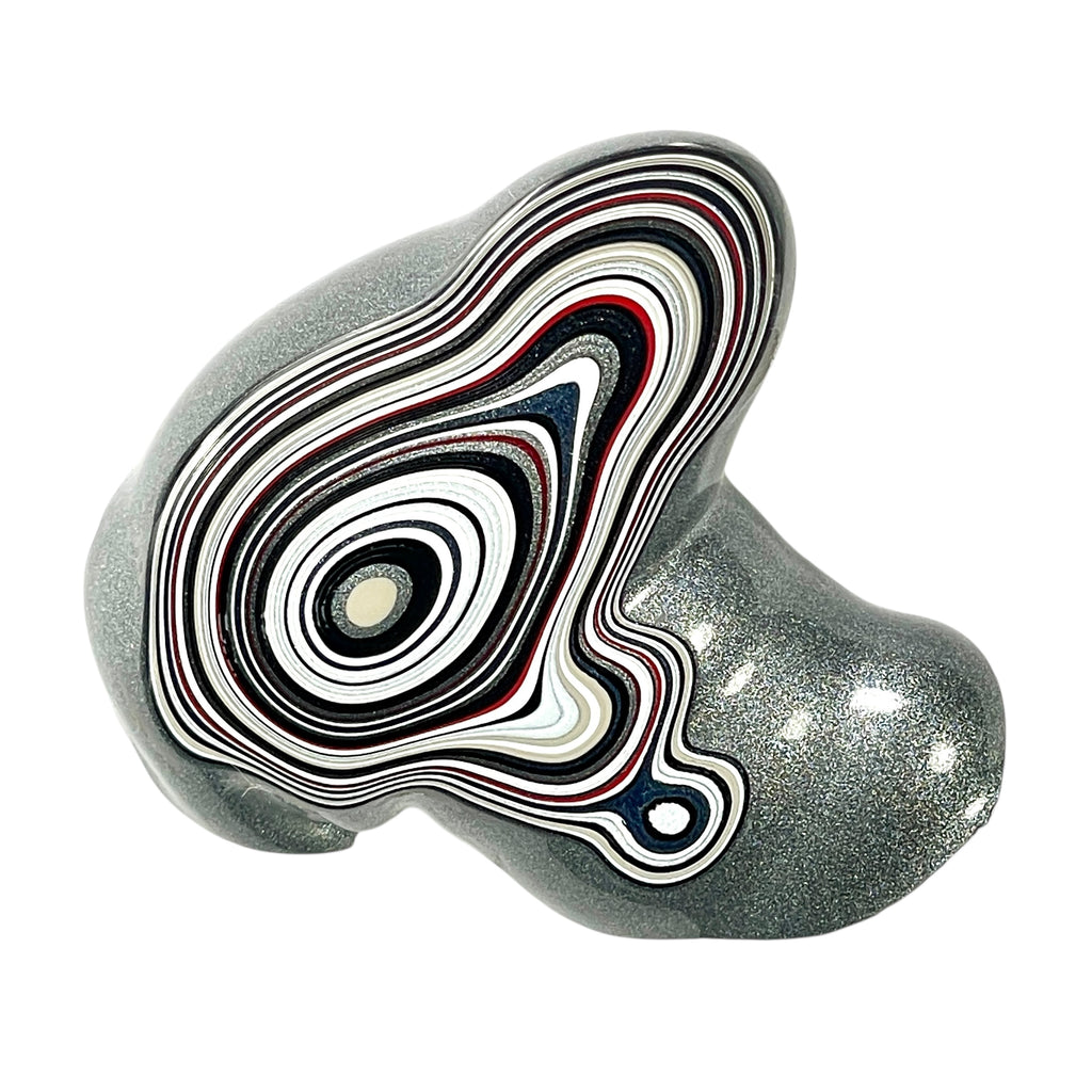 DVH Michigan Fordite Specimen Polished Face Rough Chv Frd Jp (6261) - DVHdesigns