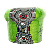 DVH Michigan Fordite Jeep Mojito Green Specimen Polished Face (6262)