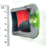 DVH Michigan Fordite Jeep Mojito Green Specimen Polished Face (6262)