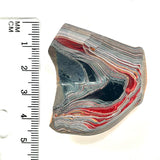 DVH Michigan Fordite Jeep Joose Orange Specimen Polished Face (6263)