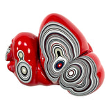 DVH Michigan Red Fordite Specimen Polished Face Chv Frd Jp (6264)