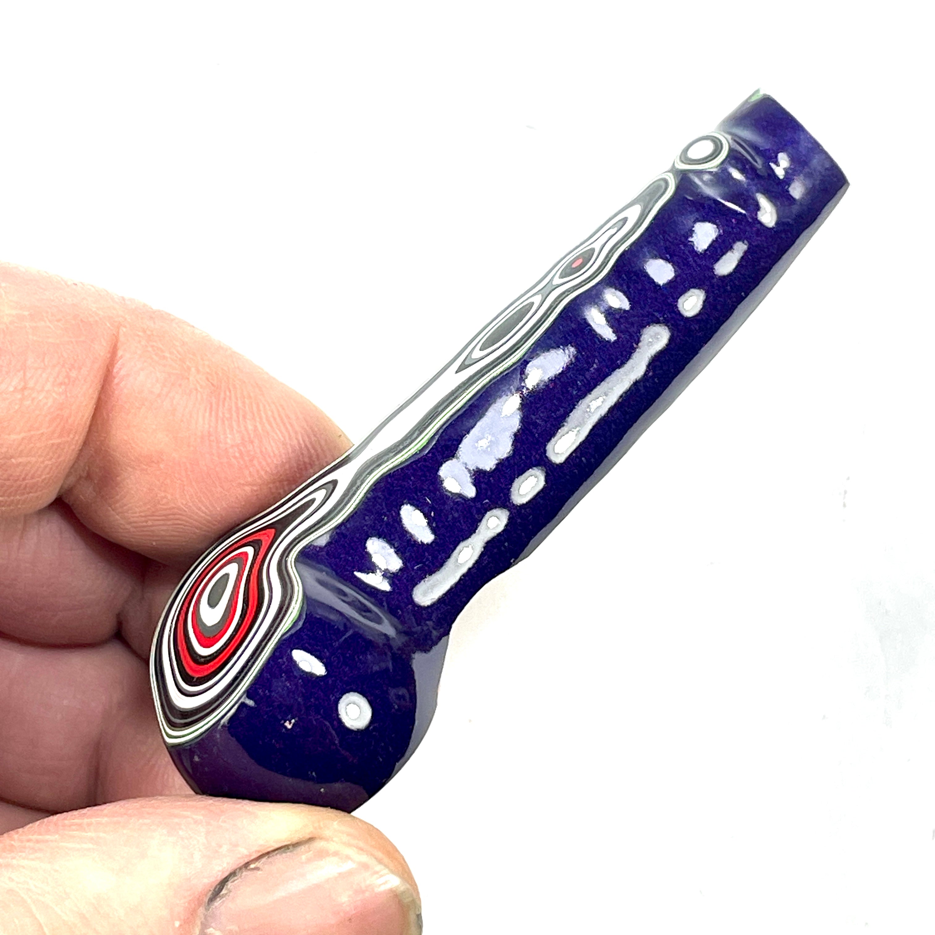 DVH Michigan Fordite Jeep Purple Reign Specimen Polished Face (6265) - DVHdesigns