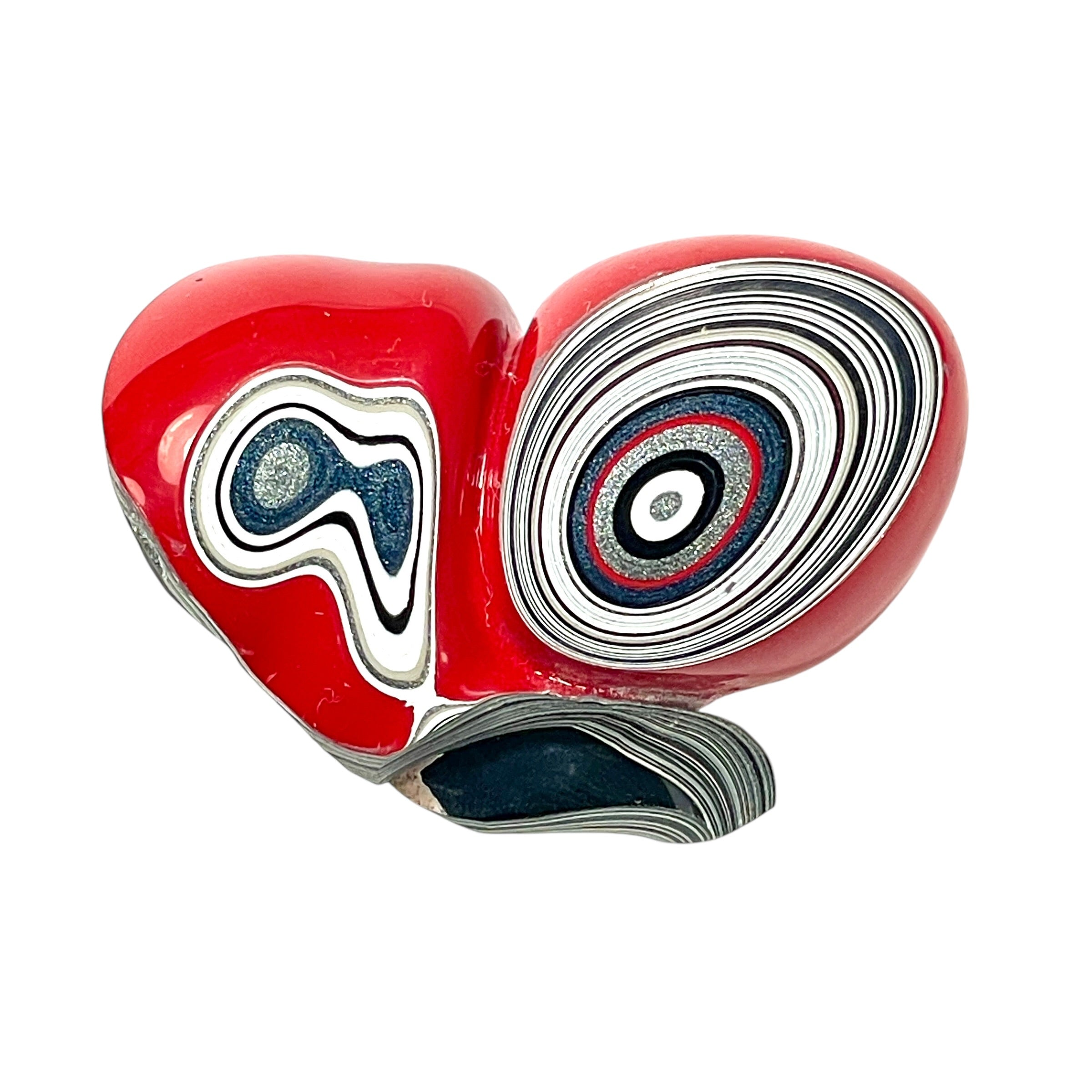 DVH Michigan Fordite Specimen Polished Face Rough Chv Frd Jp (6270) - DVHdesigns