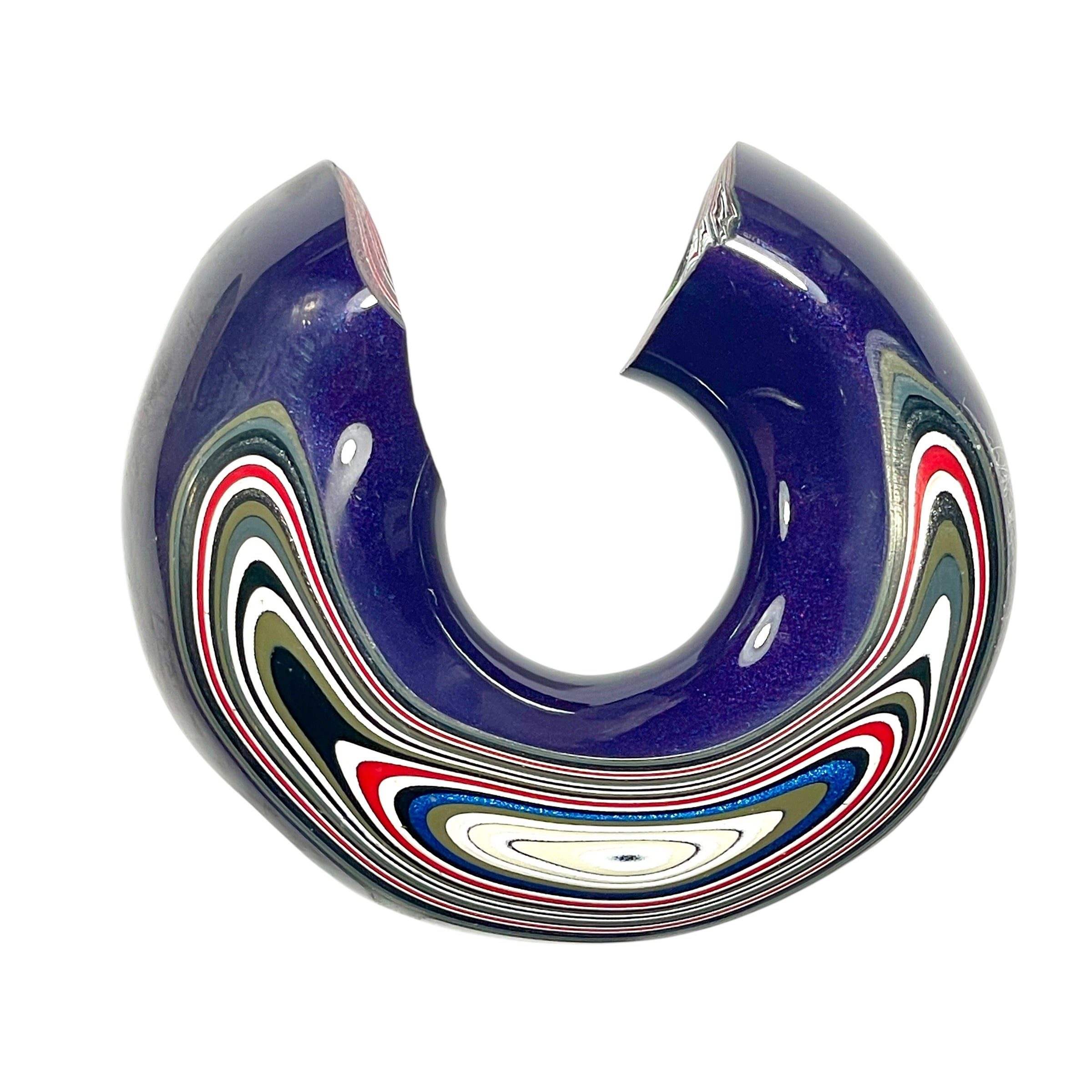 DVH Michigan Fordite Jeep Purple Reign Specimen Polished Face (6288) - DVHdesigns