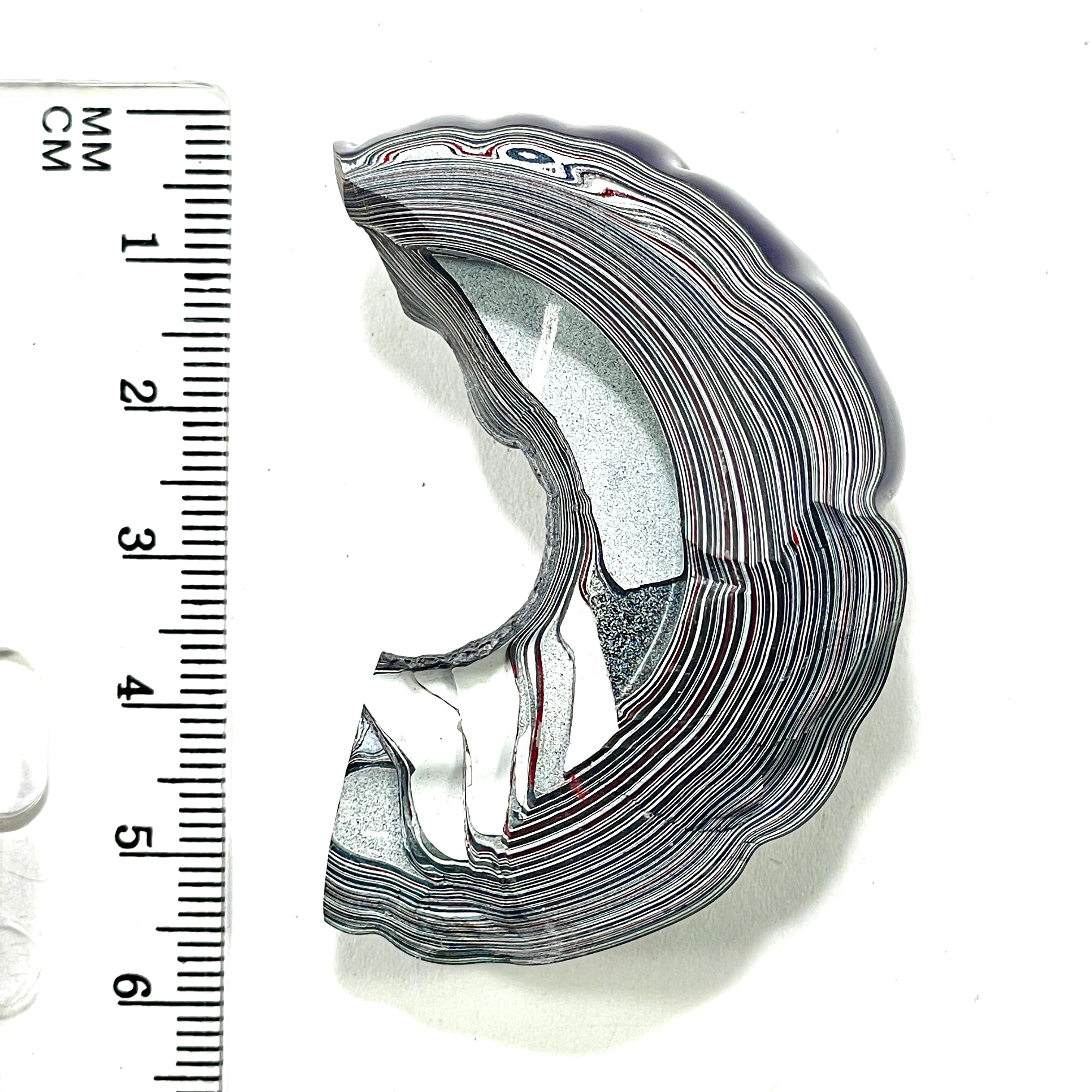 DVH  Michigan Jeep Fordite Purple Reign Rainbow Specimen Polished Face Chv Frd Jp (6296) - DVHdesigns