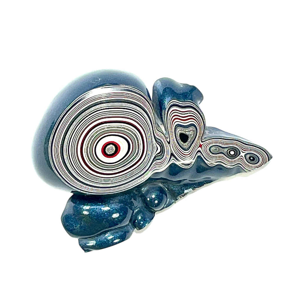 DVH Genuine Michigan Fordite Specimen Polished Face Chv Frd Jp (6332) - DVHdesigns