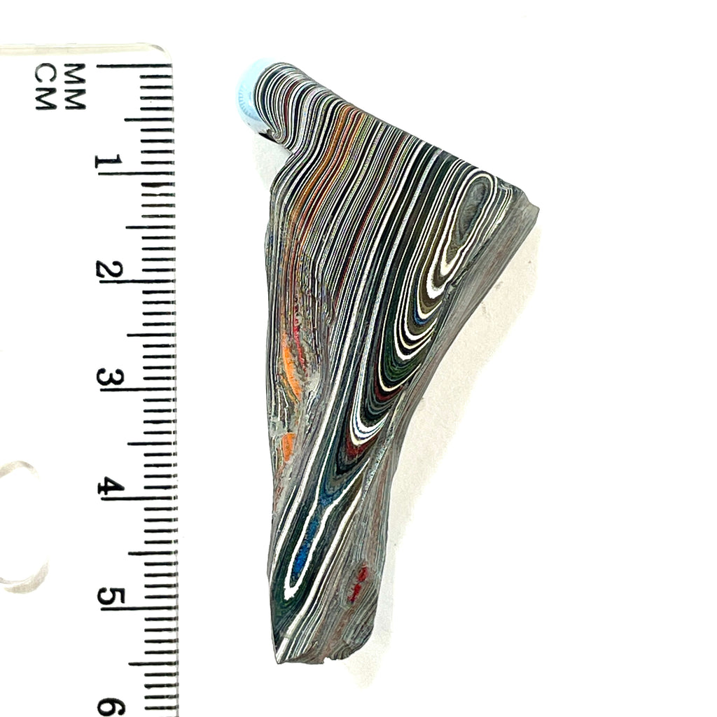 DVH Fordite Specimen Polished Face Michigan Chv Frd Jp (6394) - DVHdesigns