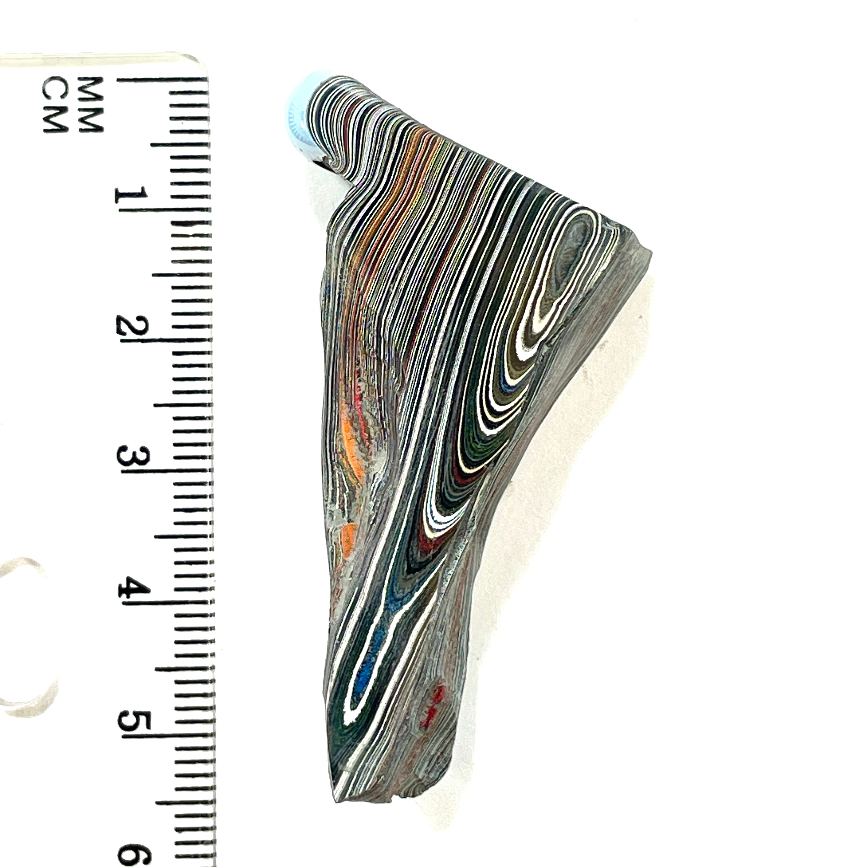 DVH Fordite Specimen Polished Face Michigan Chv Frd Jp (6394) - DVHdesigns