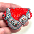 DVH Fordite Specimen Polished Face Michigan Chv Frd Jp (6427)