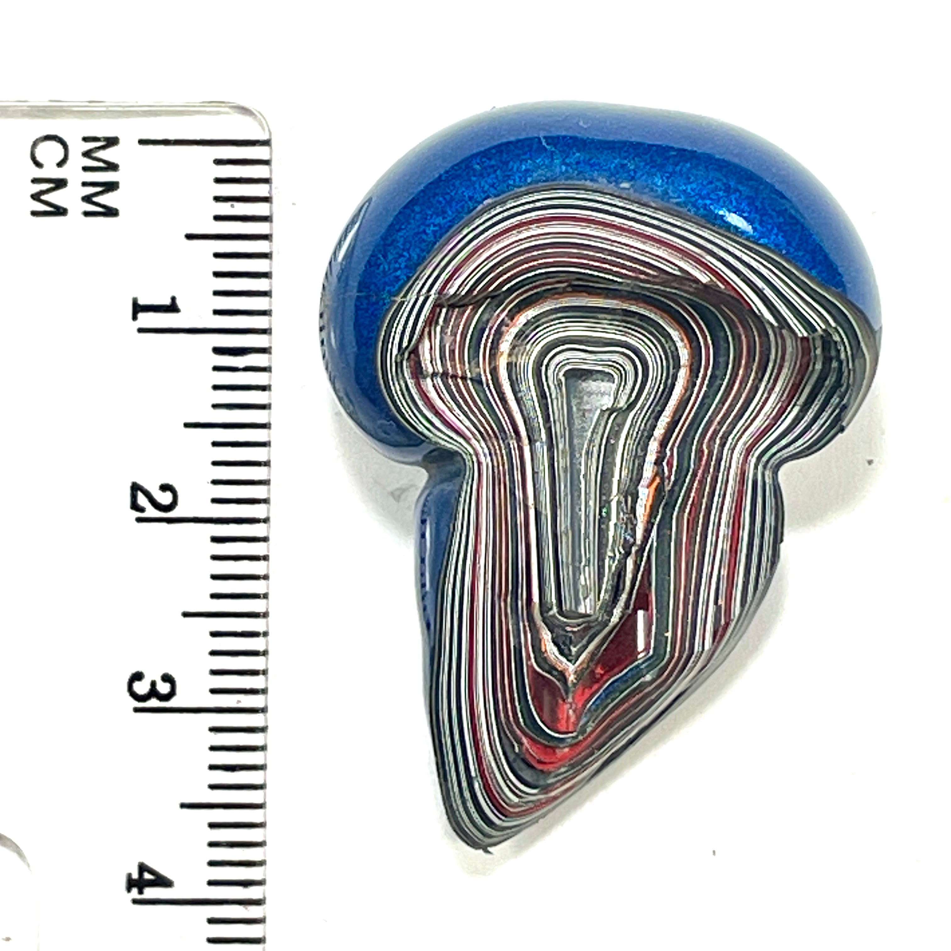 DVH Fordite Specimen Polished Face Michigan Chv Frd Jp (6428) - DVHdesigns