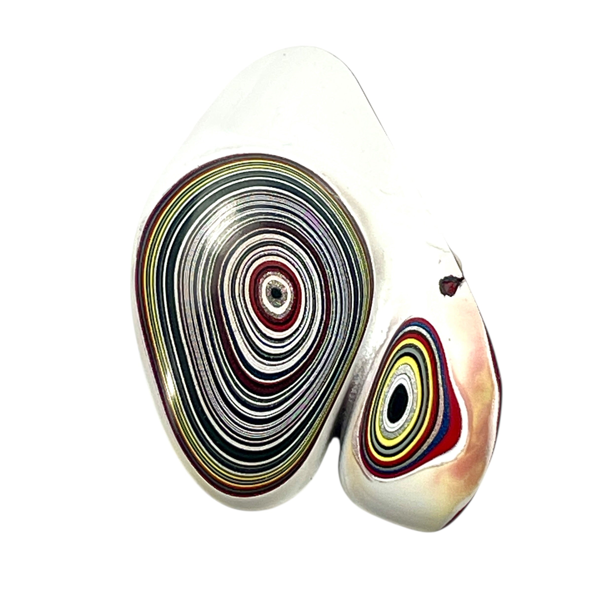 DVH Fordite Specimen Polished Face Michigan Chv Frd Jp (6429)
