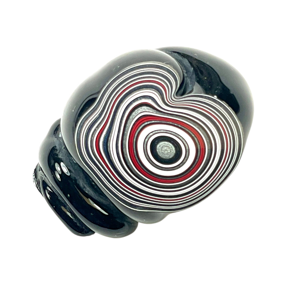 DVH Fordite Specimen Polished Face Michigan Chv Frd Jp (6477) - DVHdesigns