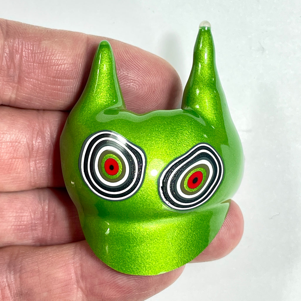 DVH Jeep Fordite Mojito Green Alien Specimen Polished Face Michigan (6513) - DVHdesigns