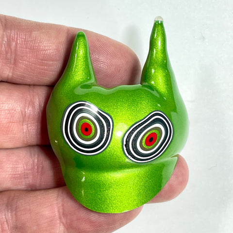 DVH Jeep Fordite Mojito Green Alien Specimen Polished Face Michigan (6513)