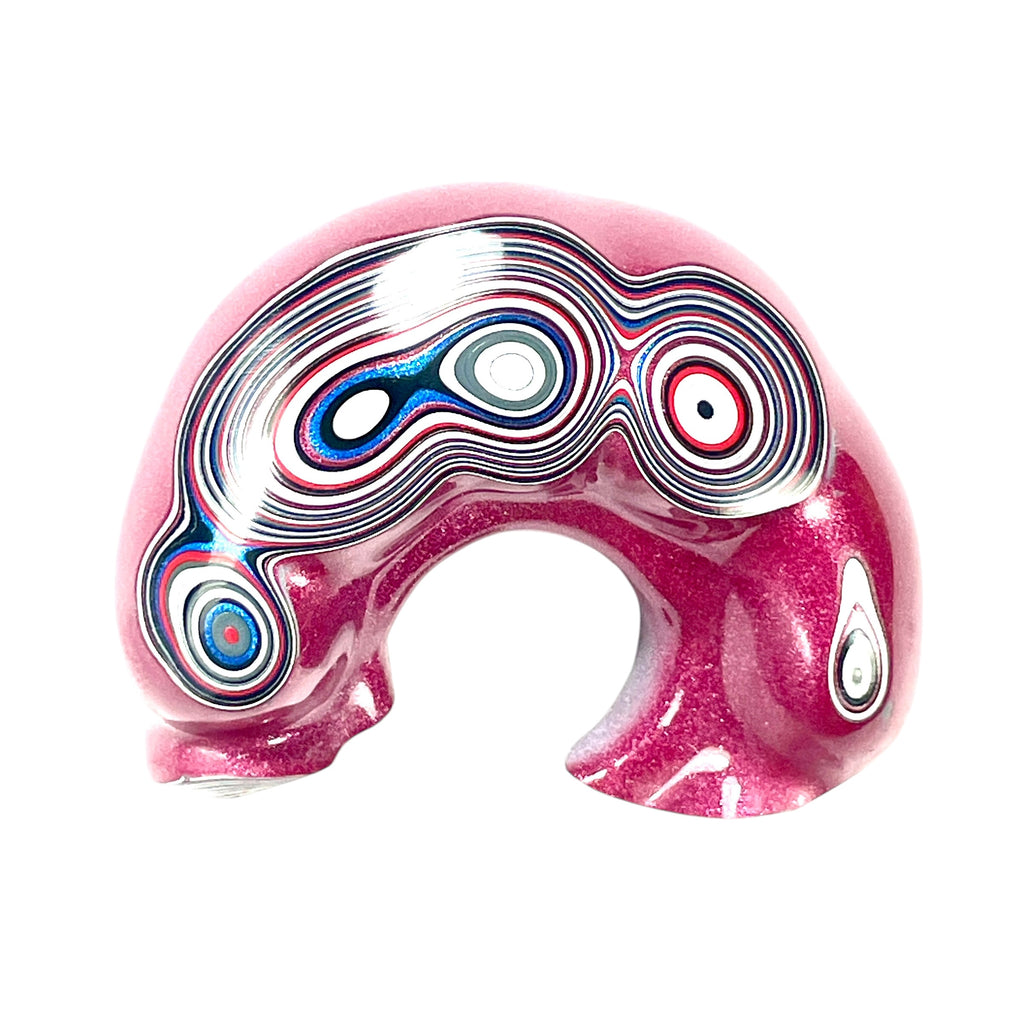 DVH Jeep Fordite Tuscadero Pink Specimen Polished Face Michigan (6516) - DVHdesigns