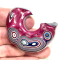 DVH Jeep Fordite Tuscadero Pink Specimen Polished Face Michigan (6516) - DVHdesigns