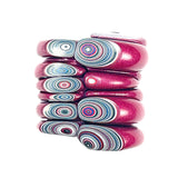 DVH Jeep Fordite Tuscadero Pink Specimen Polished Face Michigan (6518)