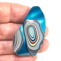 DVH Jeep Fordite Bikini Pearl Blue Specimen Polished Face Michigan (6519) - DVHdesigns