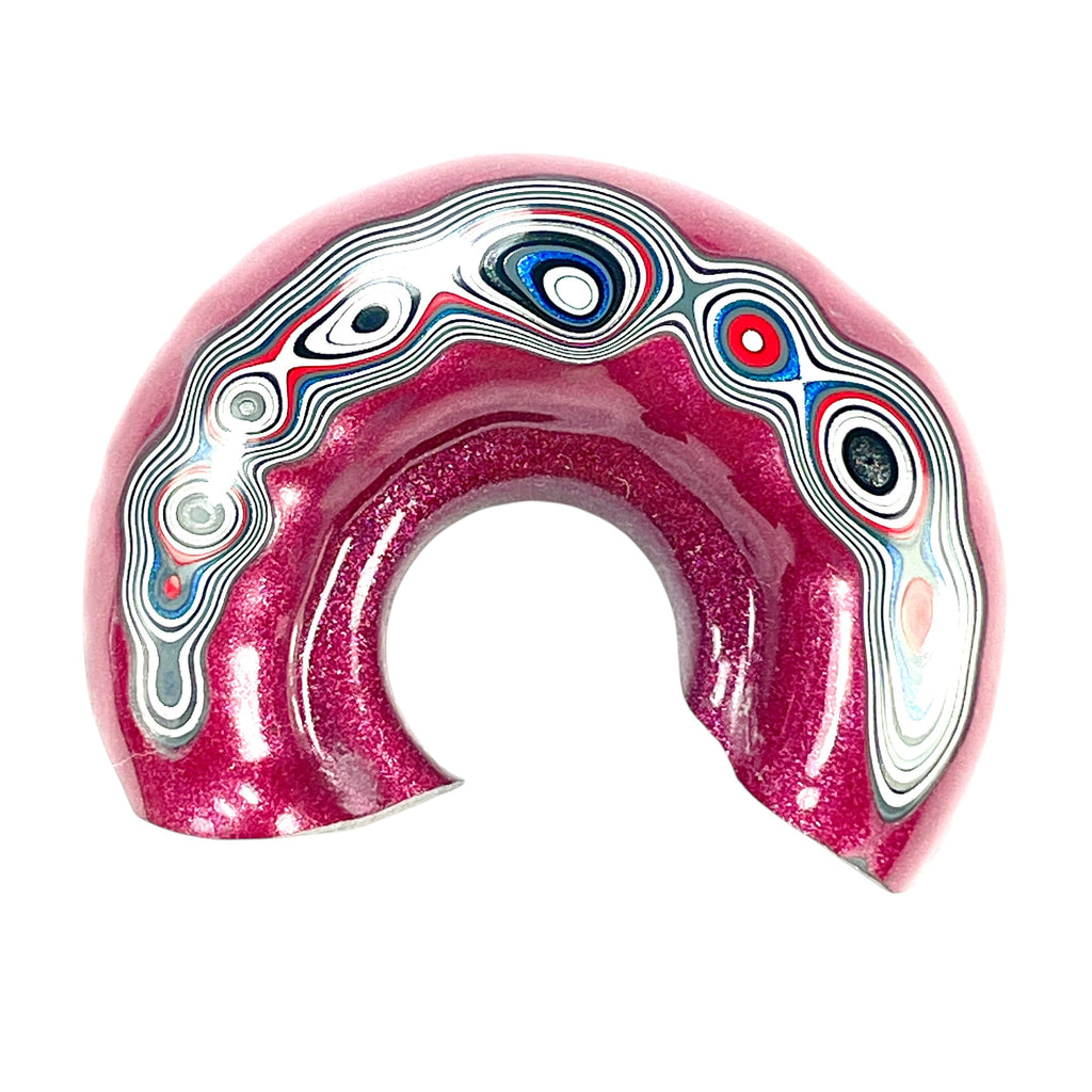 DVH Jeep Fordite Tuscadero Pink Specimen Polished Face Michigan (6520) - DVHdesigns