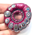 DVH Jeep Fordite Tuscadero Pink Buck Hole Donut Specimen Michigan (6521) - DVHdesigns