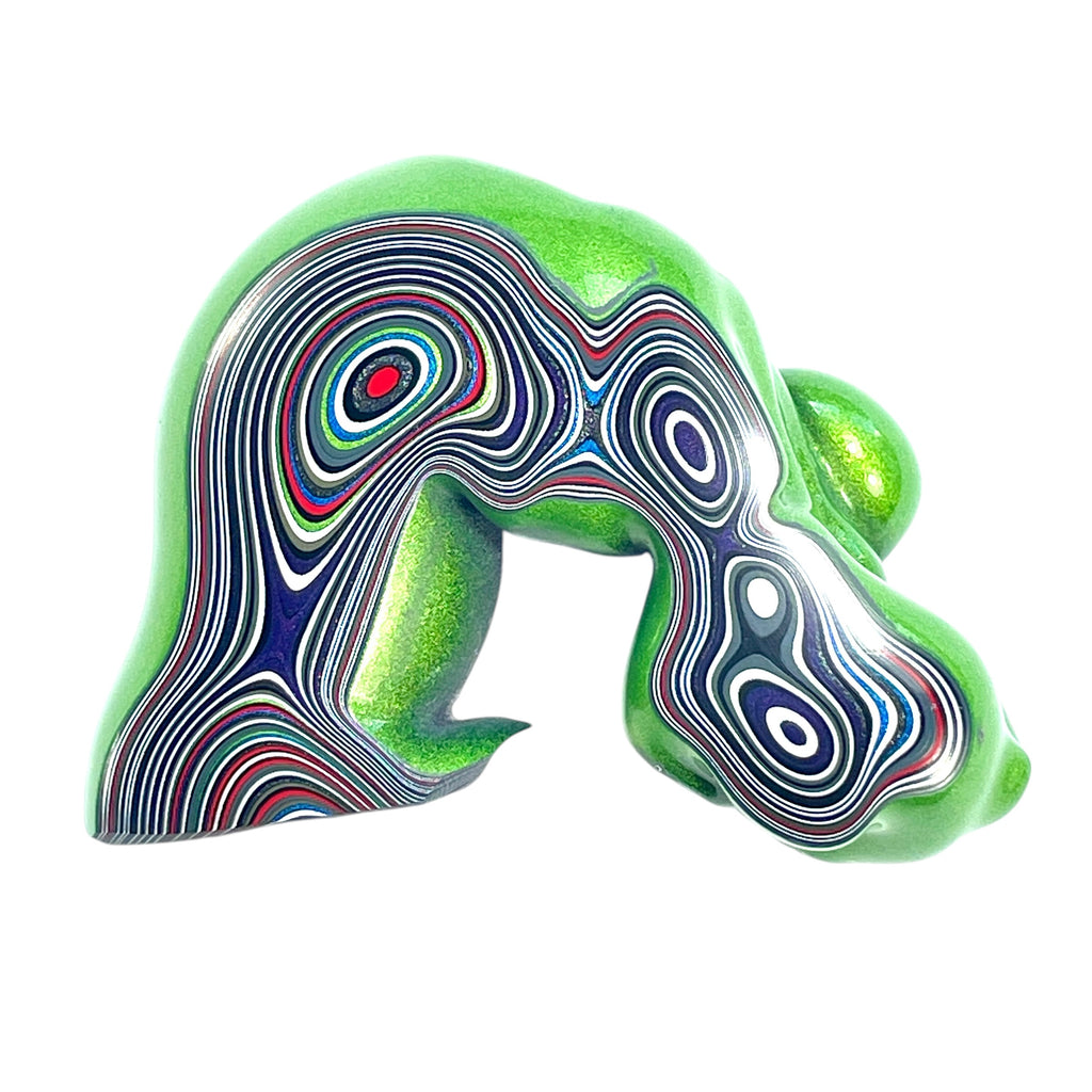 DVH Jeep Fordite Mojito Green Specimen Polished Face Michigan (6528) - DVHdesigns