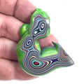 DVH Jeep Fordite Mojito Green Specimen Polished Face Michigan (6528) - DVHdesigns