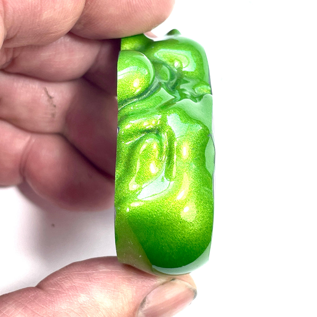 DVH Jeep Fordite Mojito Green Specimen Polished Face Michigan (6528) - DVHdesigns