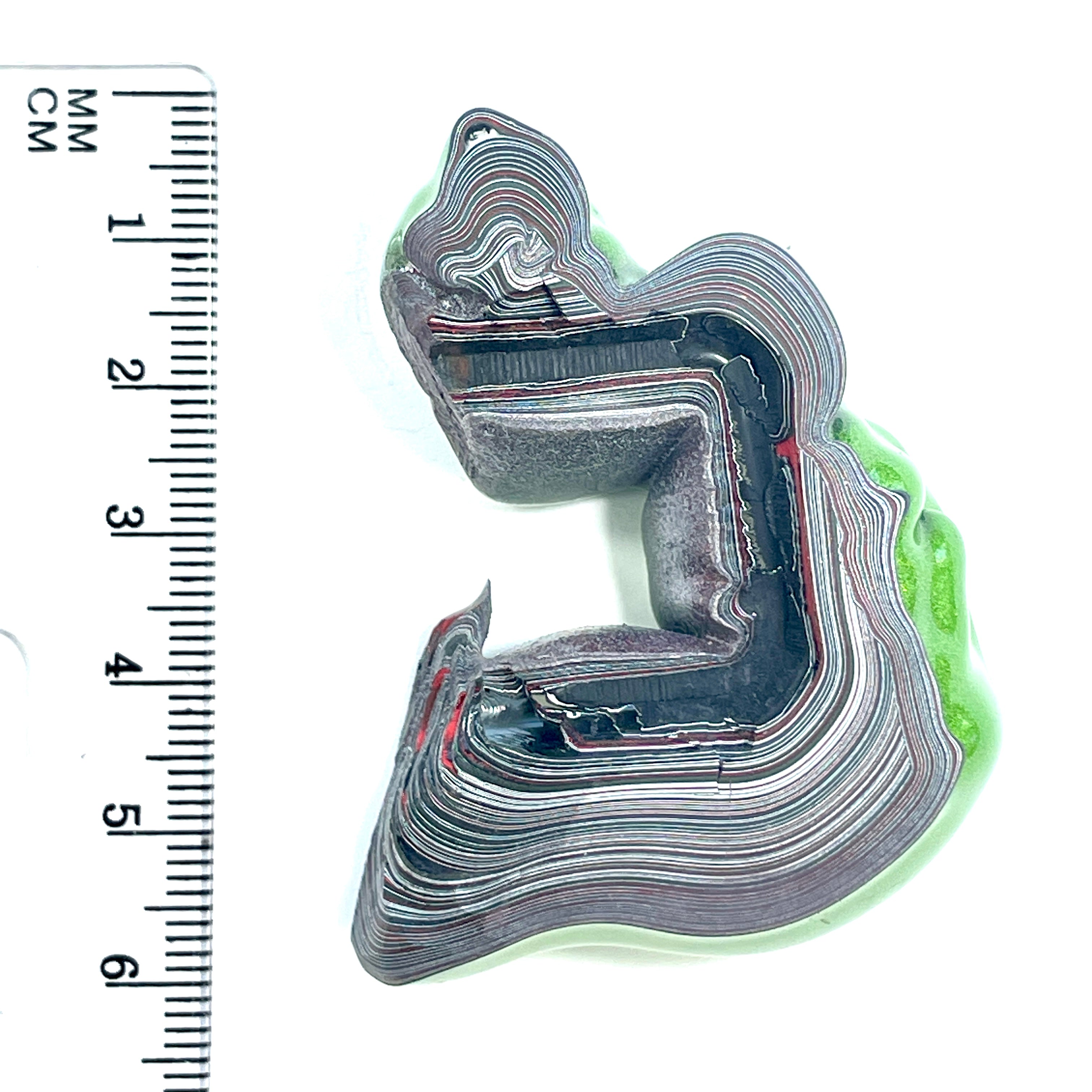 DVH Jeep Fordite Mojito Green Specimen Polished Face Michigan (6528) - DVHdesigns
