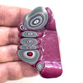 DVH Jeep Fordite Tuscadero Pink Specimen Polished Face Michigan (6531) - DVHdesigns