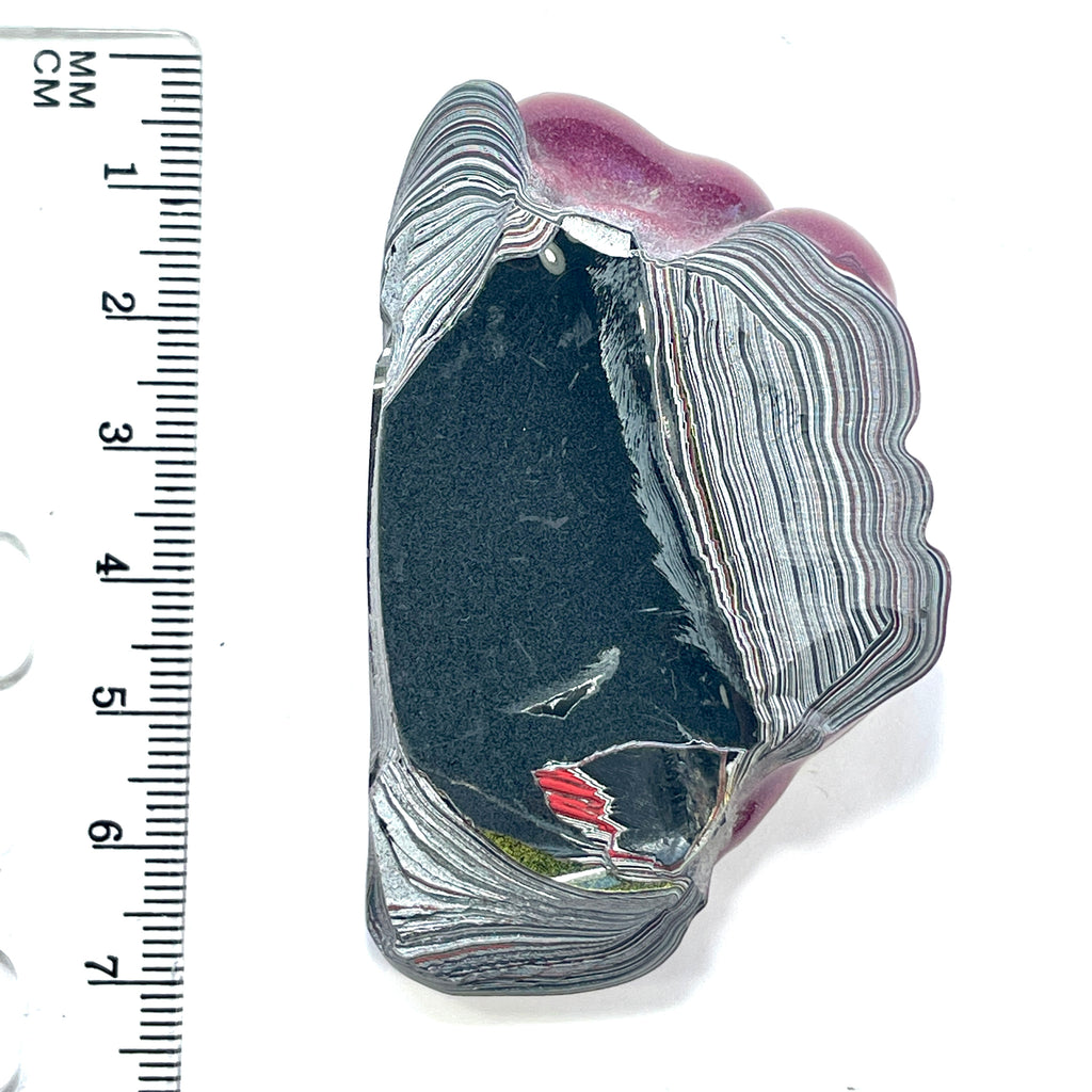 DVH Jeep Fordite Tuscadero Pink Specimen Polished Face Michigan (6531) - DVHdesigns