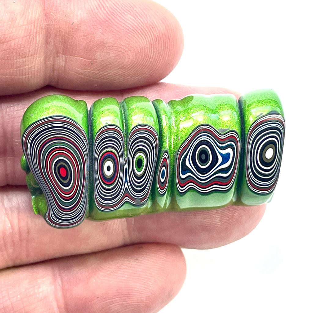 DVH Jeep Fordite Mojito Green Specimen Polished Face Michigan (6532) - DVHdesigns