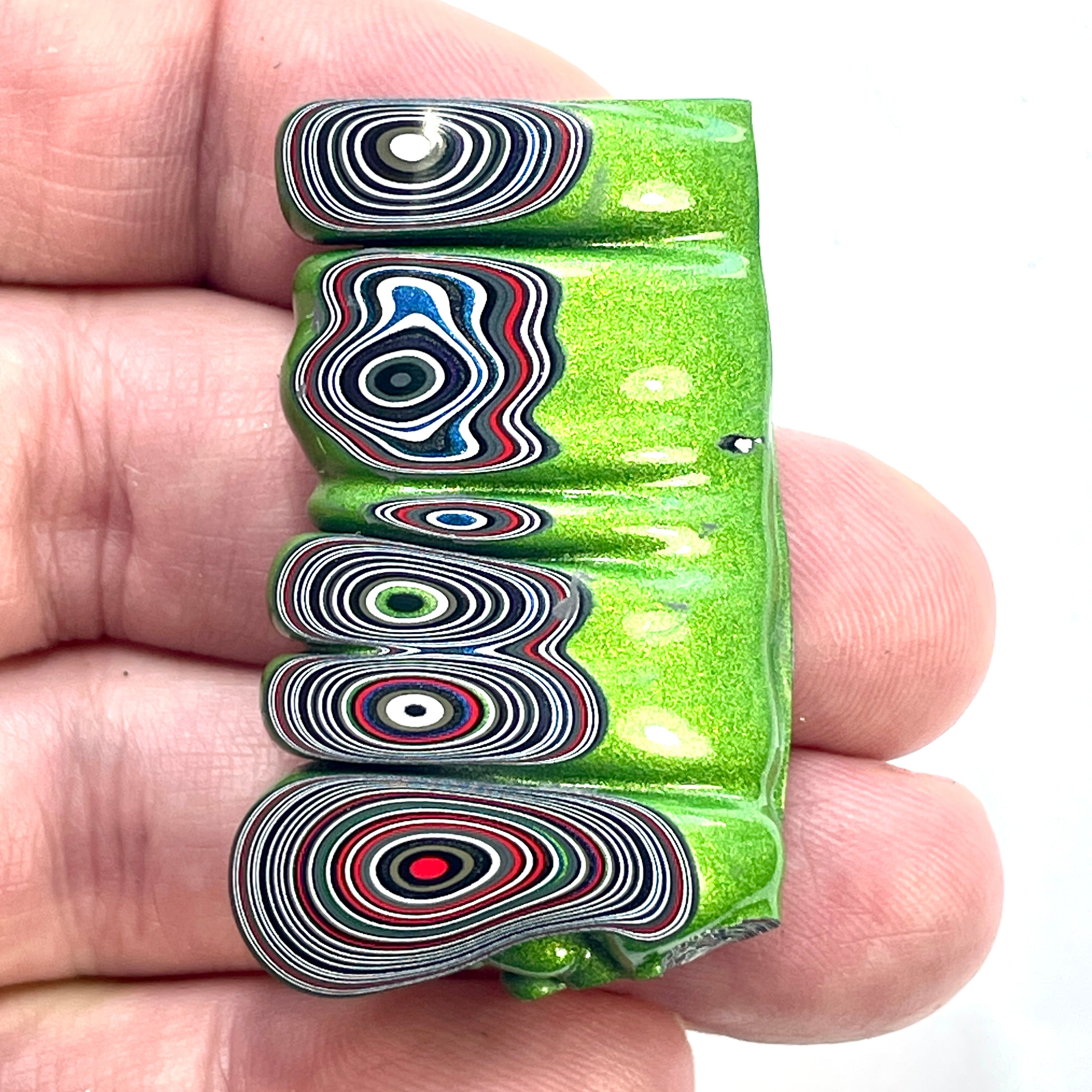 DVH Jeep Fordite Mojito Green Specimen Polished Face Michigan (6532) - DVHdesigns