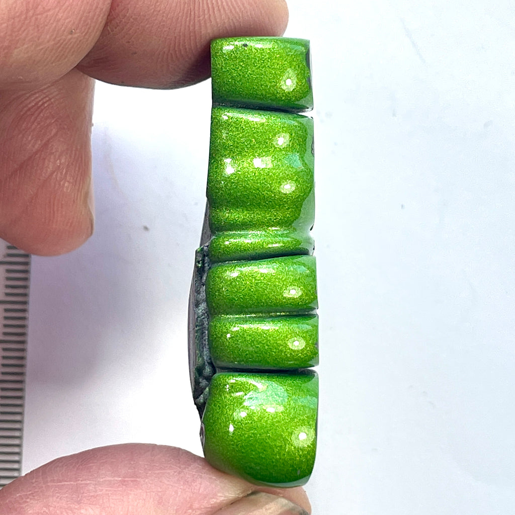 DVH Jeep Fordite Mojito Green Specimen Polished Face Michigan (6532) - DVHdesigns