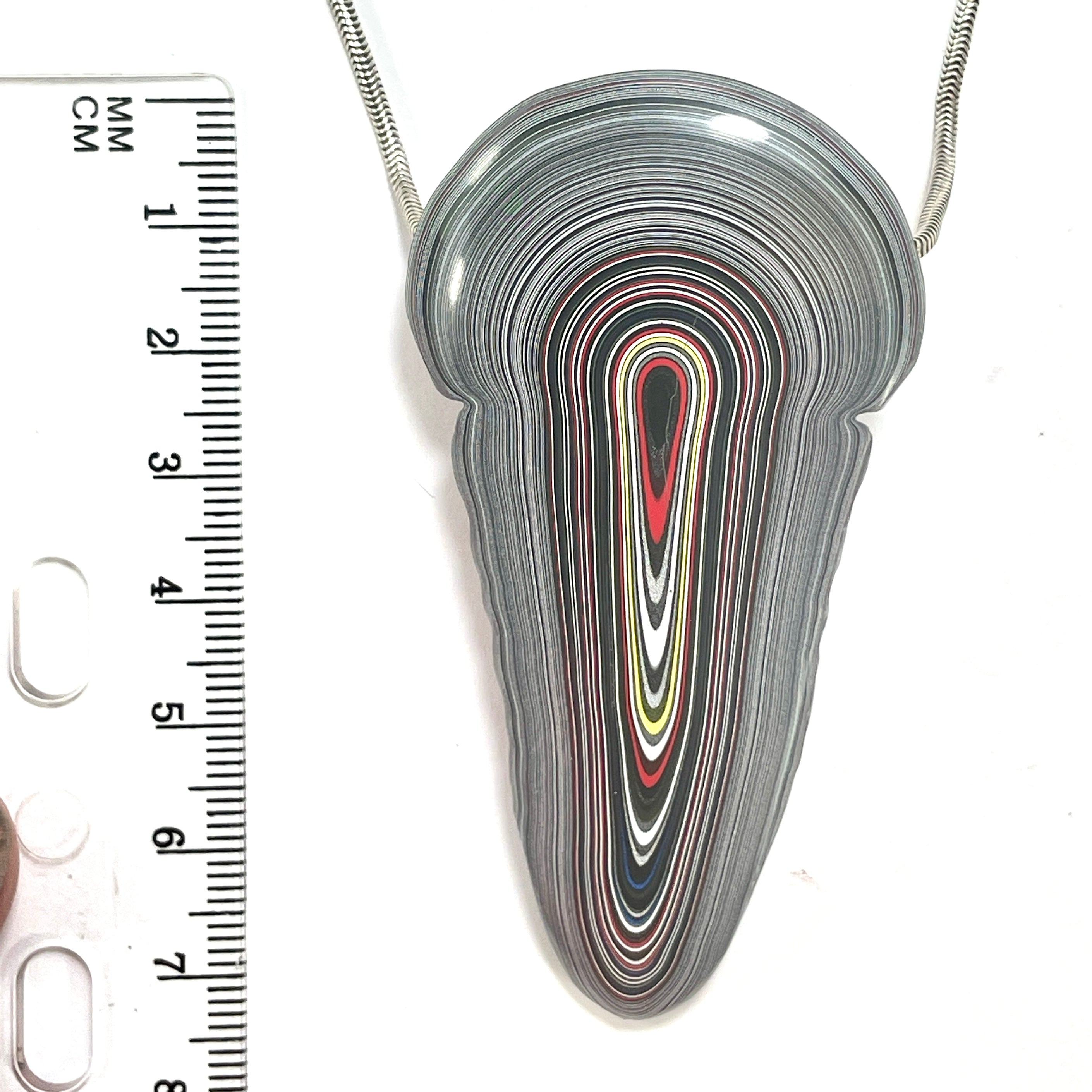 DVH Tuscadero Pink Jeep Fordite Bead Pendant Mushroom Phallus 75x40x19mm (6611) - DVHdesigns