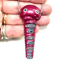 DVH Tuscadero Pink Elephant Jeep Fordite Bead Pendant 79x32x14mm (6620) - DVHdesigns