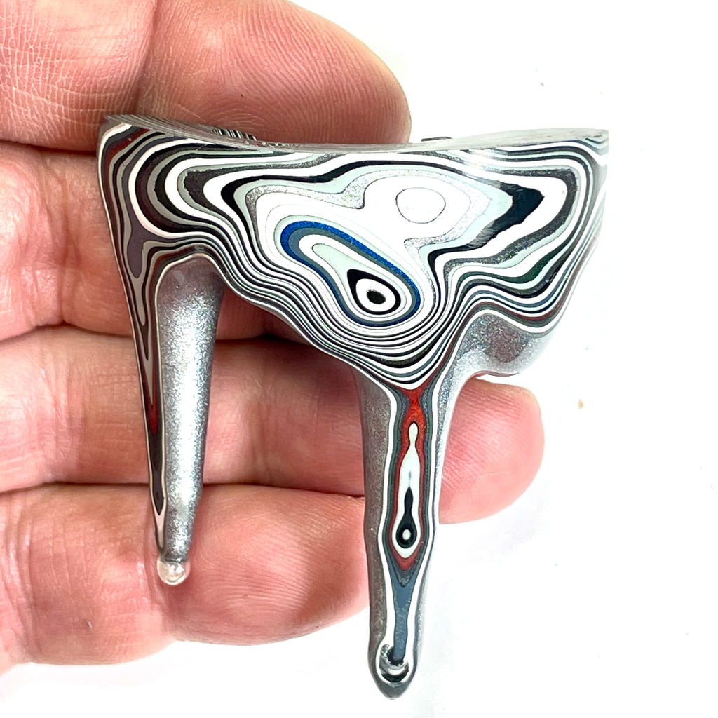 DVH Genuine Fordite Stalactite Drip Polished Face Specimen Chv Frd Jp (6667) - DVHdesigns