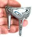 DVH Genuine Fordite Stalactite Drip Polished Face Specimen Chv Frd Jp (6667) - DVHdesigns