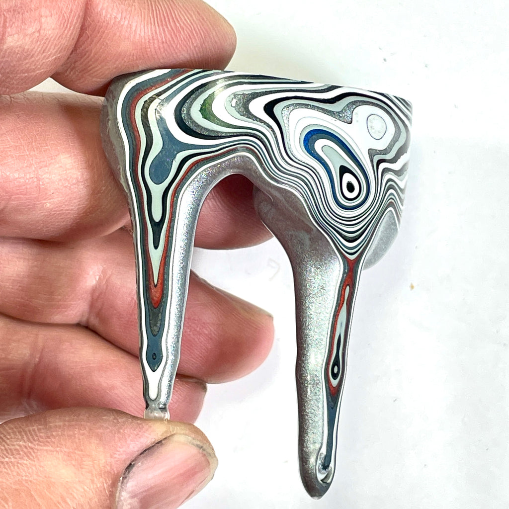 DVH Genuine Fordite Stalactite Drip Polished Face Specimen Chv Frd Jp (6667) - DVHdesigns