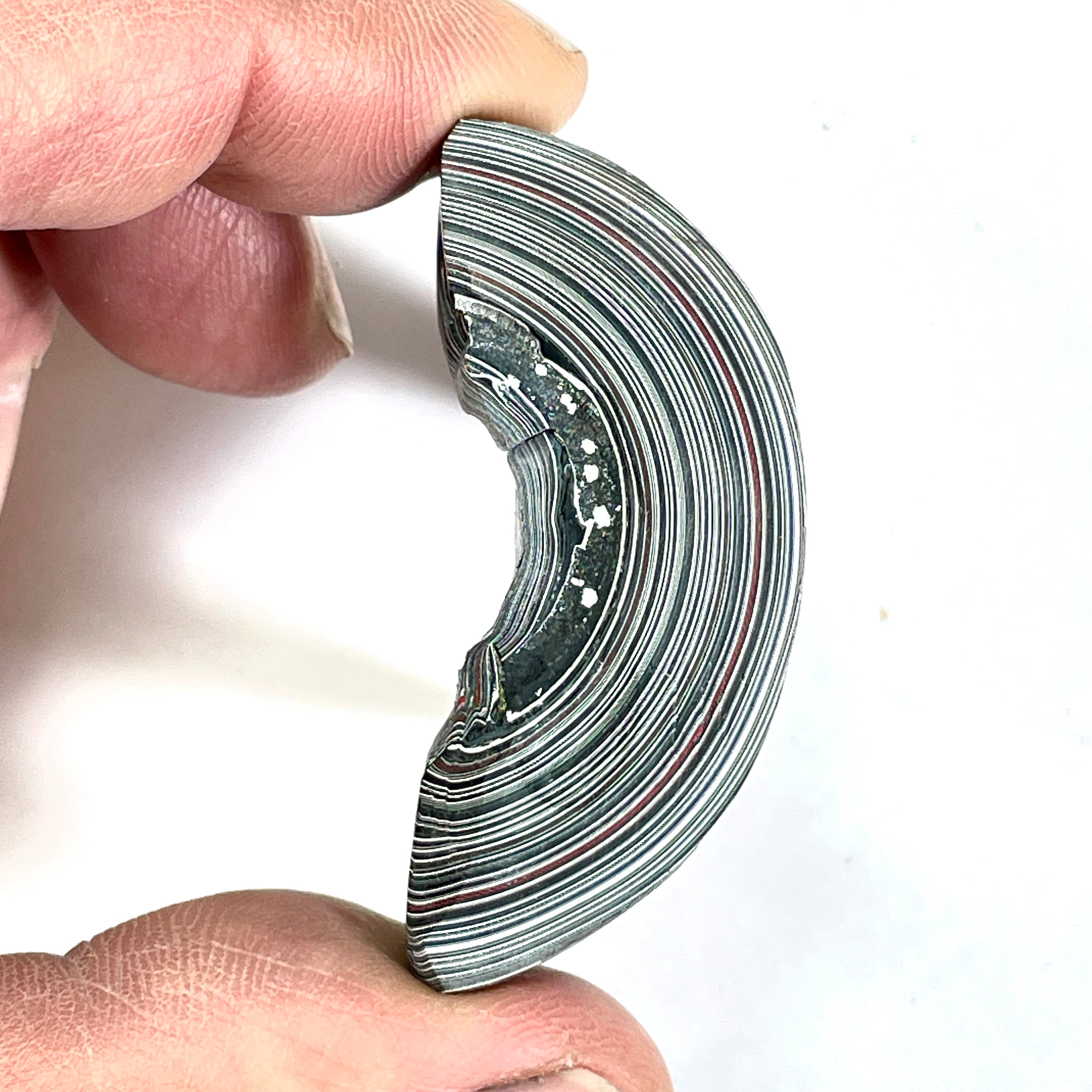 DVH Genuine Fordite Stalactite Drip Polished Face Specimen Chv Frd Jp (6667) - DVHdesigns