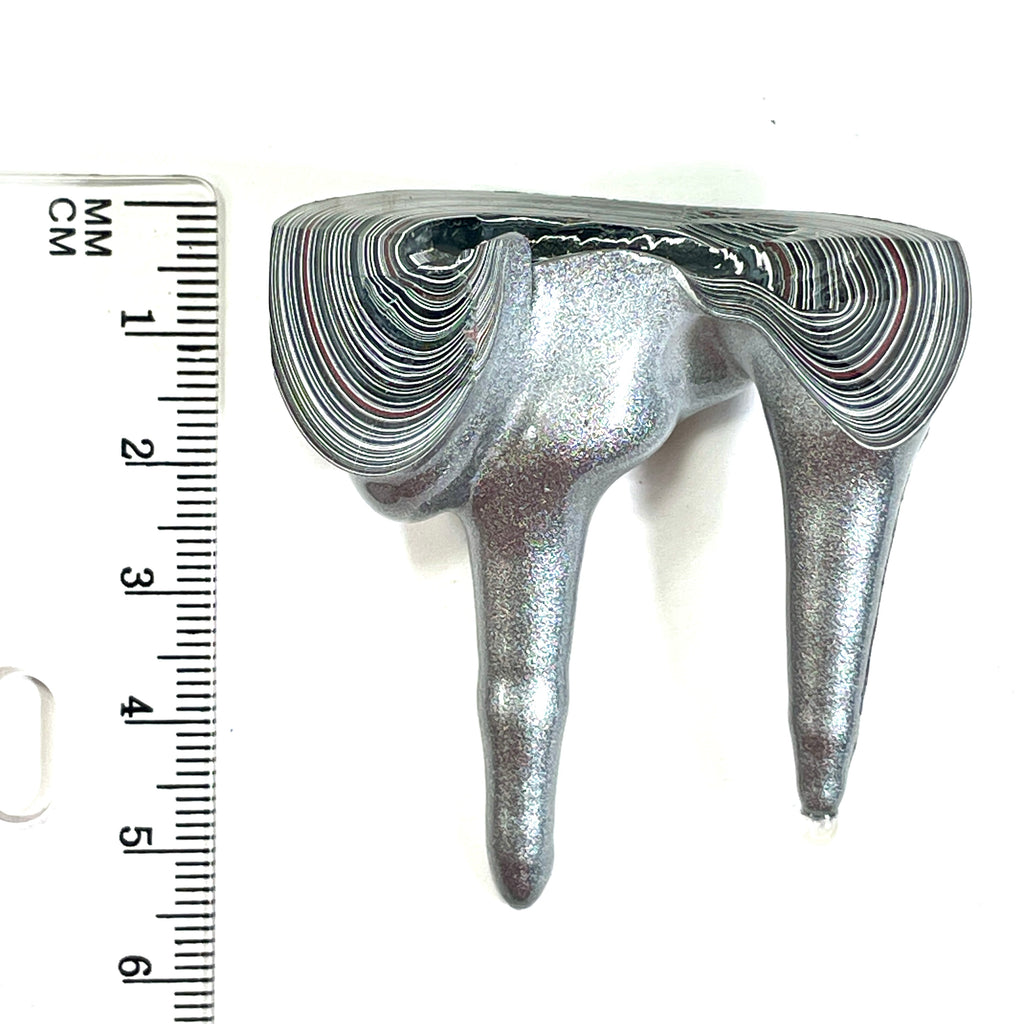DVH Genuine Fordite Stalactite Drip Polished Face Specimen Chv Frd Jp (6667) - DVHdesigns