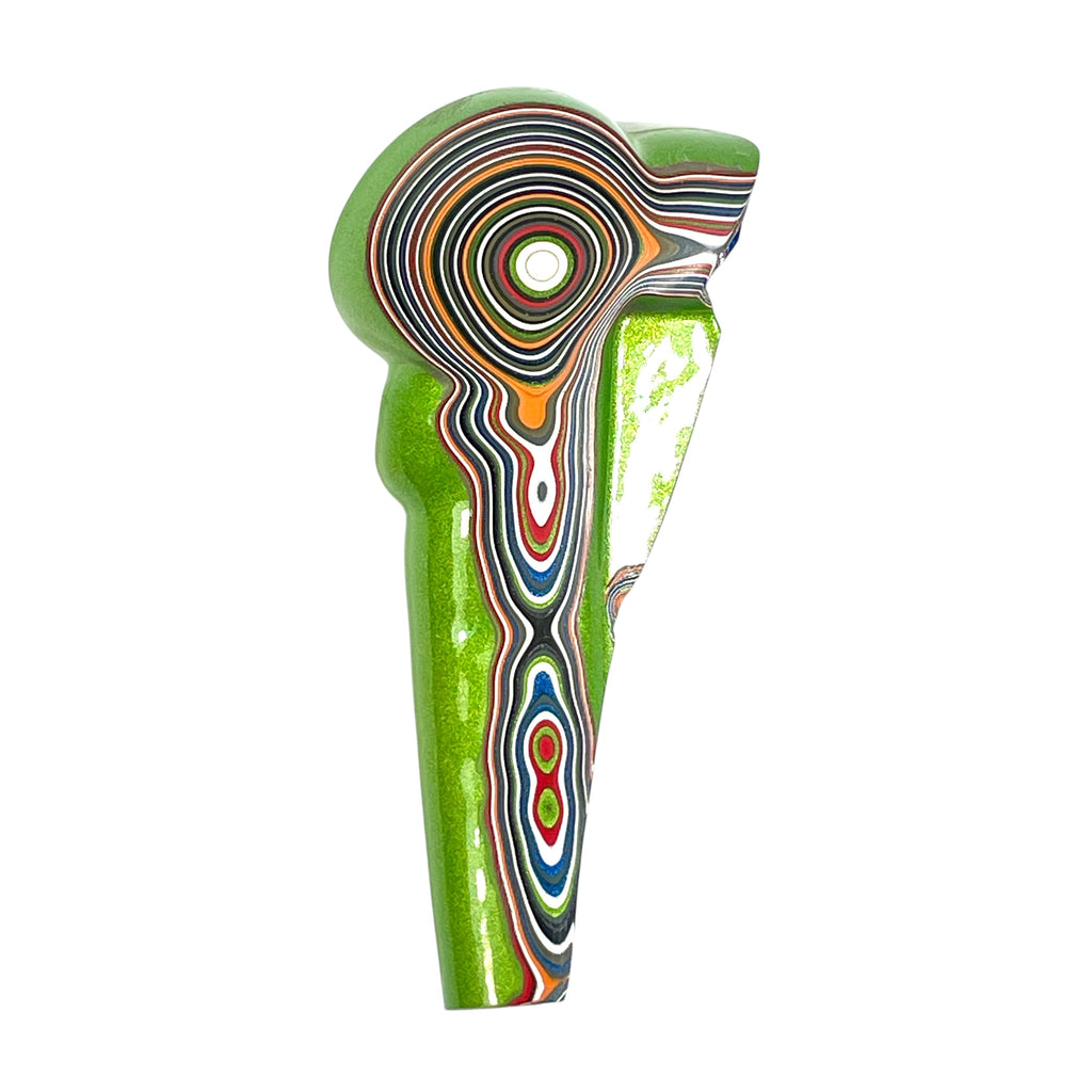 DVH Mojito Green Jeep Fordite Polished Face Specimen Michigan (6671) - DVHdesigns